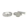 Diamond Cluster Ring Set