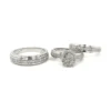 Diamond Cluster Ring Set