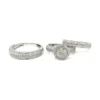 Diamond Cluster Ring Set
