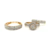 Diamond Cluster Ring Set