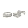 Diamond Cluster Ring Set