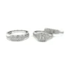 Diamond Cluster Ring Set