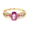 Oval Sapphire Diamond Ring