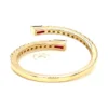 Ruby Diamond Bypass Ring