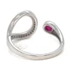 Open Ruby Diamond Ring