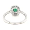 Oval Emerald Halo Ring