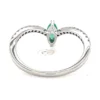 Marquise Emerald Wishbone Ring