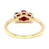 Ruby Diamond Gold Ring