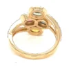 Multicolor Gemstone Cluster Ring