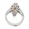 Multicolor Sapphire Cluster Ring