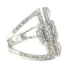 Geometric Diamond Fashion Ring