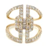 Diamond Split Band Ring