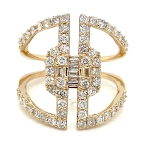 Diamond Split Band Ring