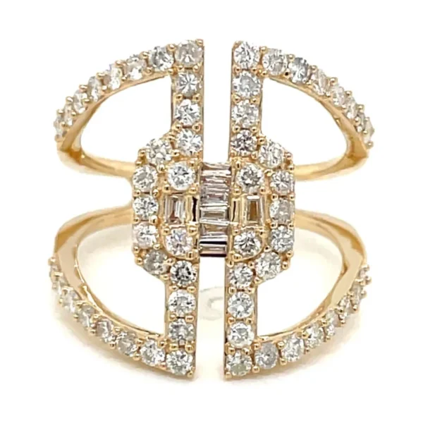 Diamond Split Band Ring