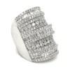 Multi Row Diamond Ring