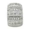 Multi Row Diamond Ring