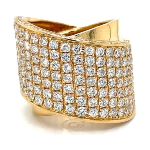 Pavé Diamond Wide Ring