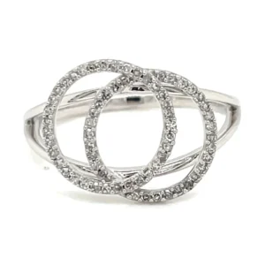 Interlocking Circle Diamond Ring
