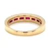 Baguette Ruby Diamond Ring