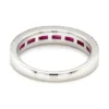 Baguette Ruby Diamond Ring
