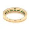 Emerald Channel Band Ring