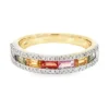 Colorful Gemstone Band Ring