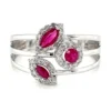 Marquise Ruby Diamond Ring