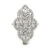 Diamond Filigree Cocktail Ring