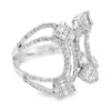 Geometric Diamond Fashion Ring