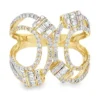 Abstract Diamond Fashion Ring