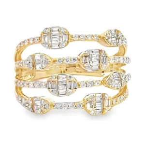 Multi Band Diamond Ring