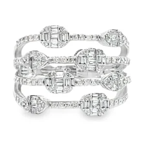Multi Band Diamond Ring