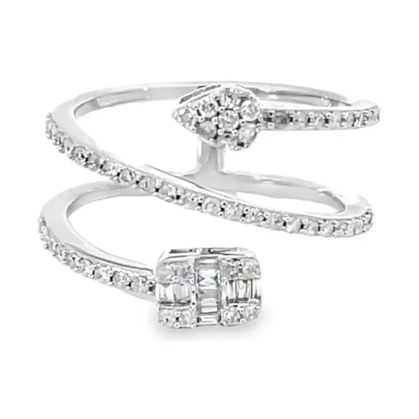 Bypass Diamond Fashion Ring