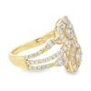 Pear Cluster Diamond Ring
