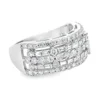 Multi Row Diamond Band