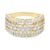 Multi Row Diamond Band