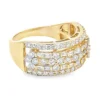 Multi Row Diamond Band