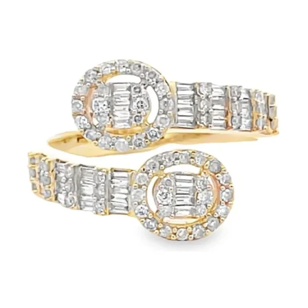 Bypass Diamond Fashion Ring