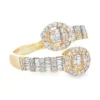 Bypass Diamond Fashion Ring