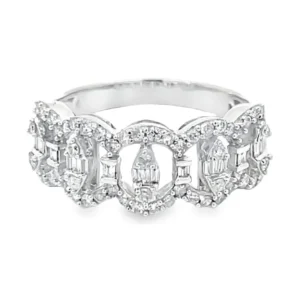 Diamond Halo Band Ring