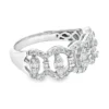 Diamond Halo Band Ring
