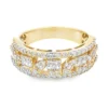 Diamond Cluster Fashion Band