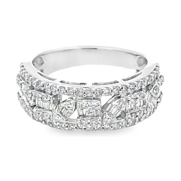Multi Shape Diamond Band