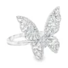 Diamond Butterfly Fashion Ring