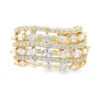 Multi Row Diamond Band