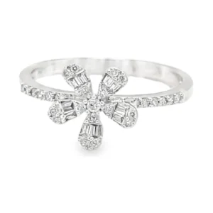 Floral Diamond Fashion Ring