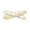 Crossover Diamond Fashion Ring