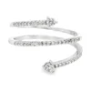 Spiral Diamond Bypass Ring
