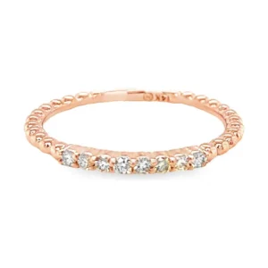 Beaded Diamond Fashion Ring