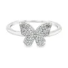 Diamond Butterfly Fashion Ring